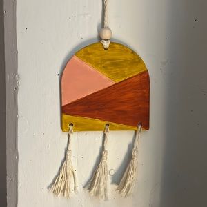 Hand painted wall hanging